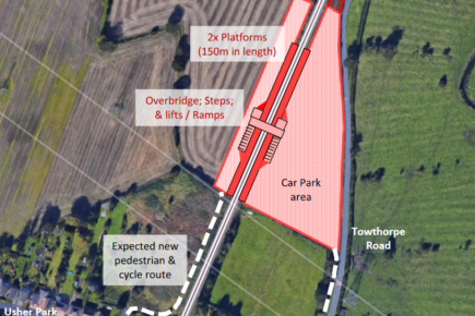 York MP asks the Treasury to confirm final funding for Haxby station