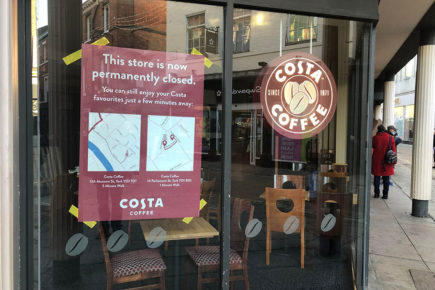 One Costa Coffee closes as large new branch opens its doors in York city centre