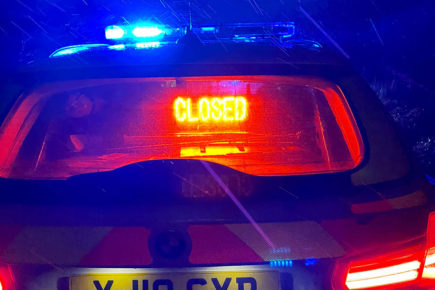 Man injured after his car was hit by another vehicle driving without lights