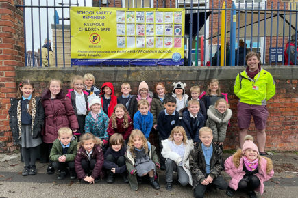 York school children plead with parents to drive more considerately – but some get abusive