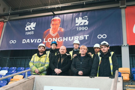 York City reveal the new name of one of the stands at the Community Stadium
