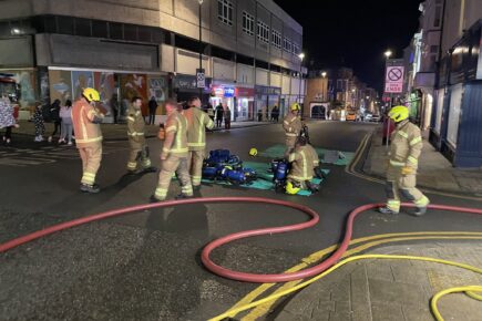 Updated: Ryedale crews called to help deal with a fire in a shop in Scarborough