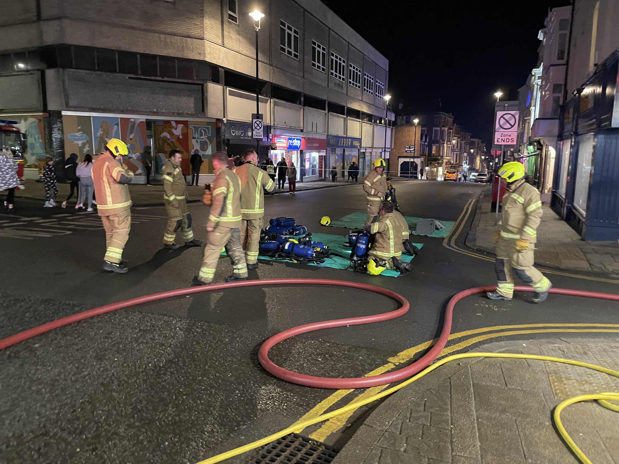 Updated: Ryedale crews called to help deal with a fire in a shop in Scarborough