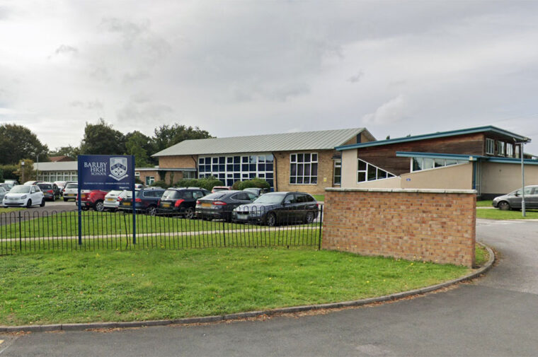 Police ask parents to stop children climbing onto school roof