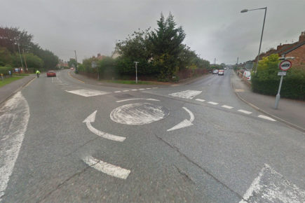 Cyclist dies in crash with lorry at North Yorkshire roundabout
