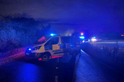 Drunk-driver threw mud at 999 crews trying to rescue him after he crashed his car into a tree