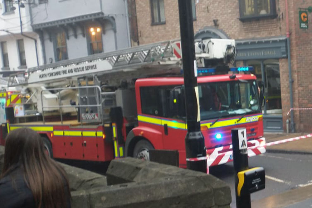 Street cordoned off after fire broke out at York city centre restaurant