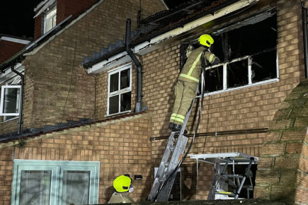 Updated: Firefighters tackle house blaze near York