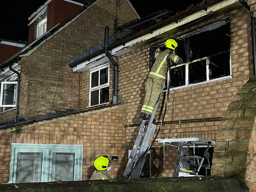 Updated: Firefighters tackle house blaze near York
