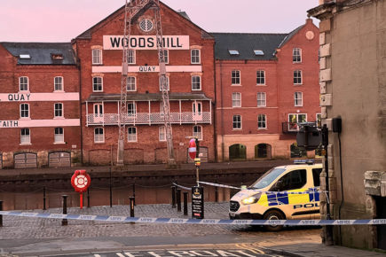 Updated: Man pulled from river – cordon lifted