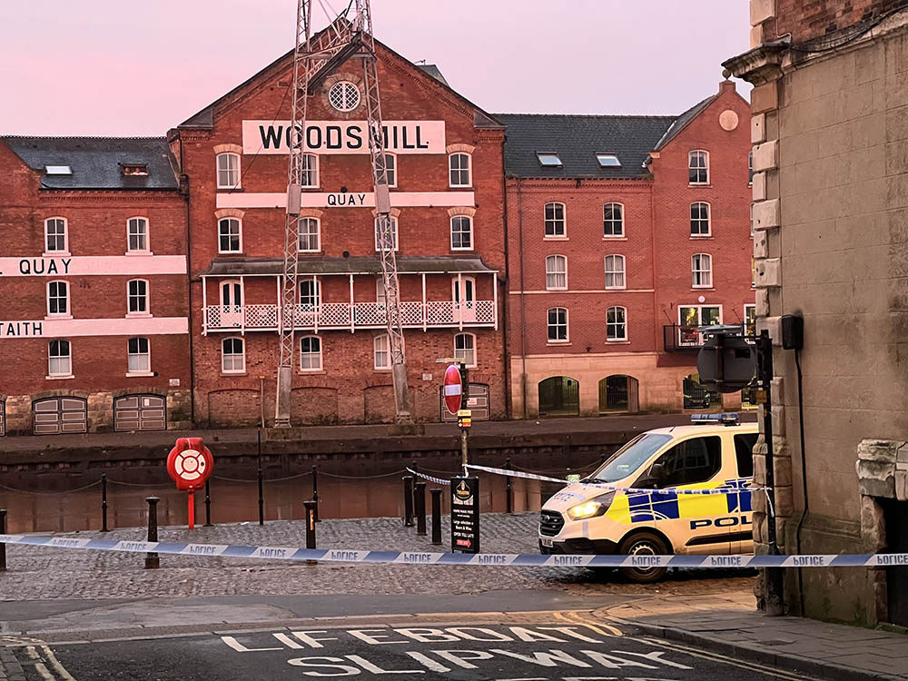 Updated: Man pulled from river – cordon lifted