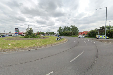 Moped rider taken to hospital after hit-and-run on busy York roundabout