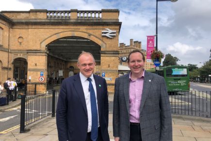 Lib Dem leader backs York’s bid to be home to the new rail HQ