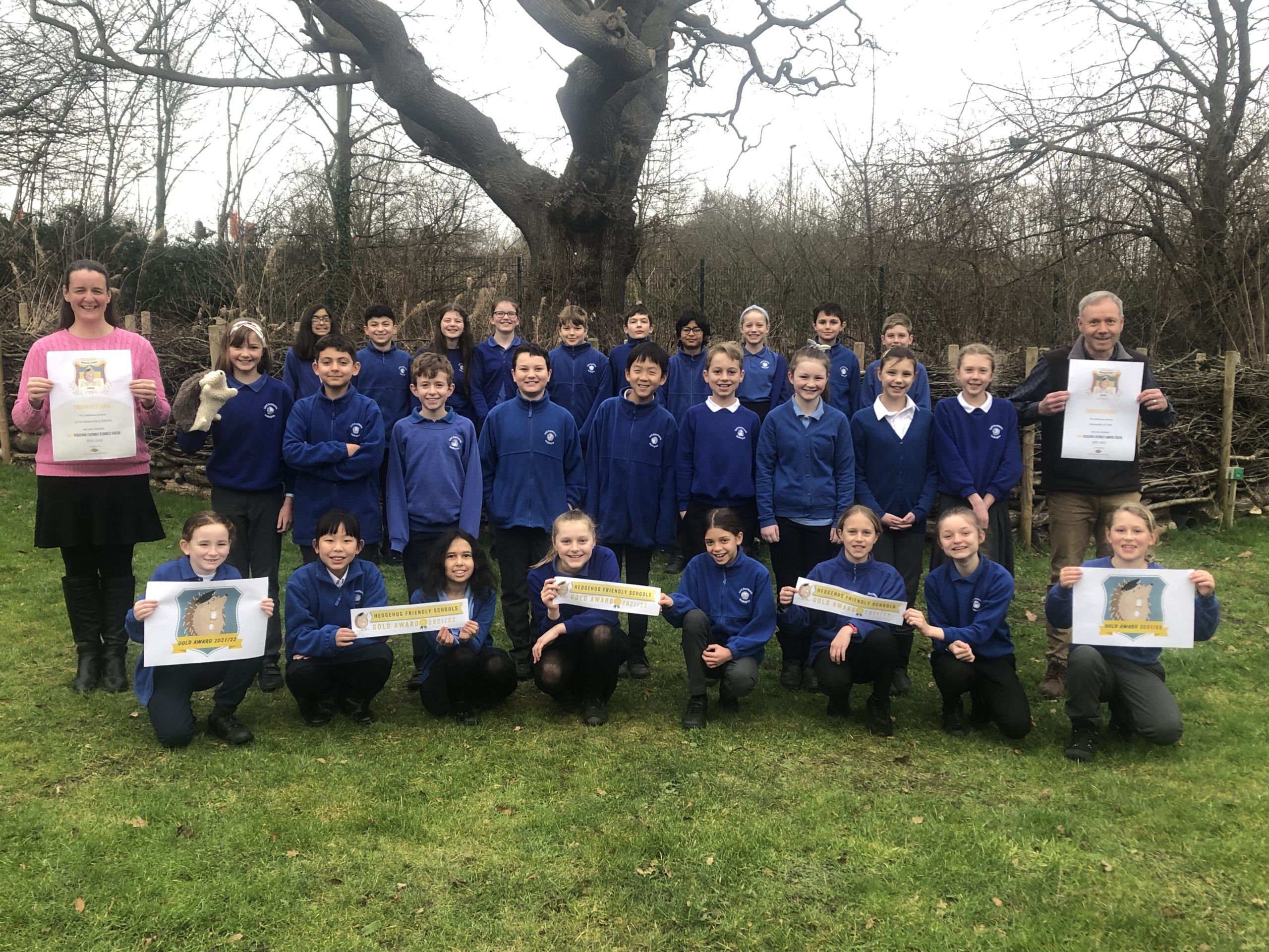 Award for school children in York who helped save hedgehogs