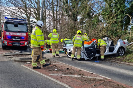 Man aged 90 cut from wreckage of car after North Yorkshire crash