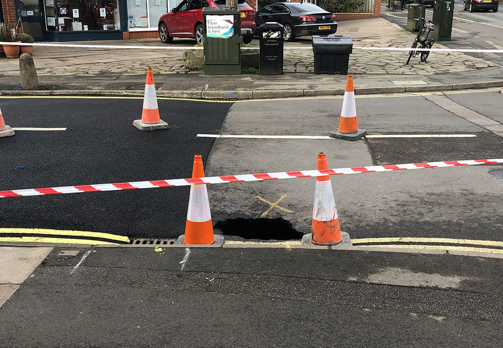 Sink hole latest: Street could stay closed for more than a week