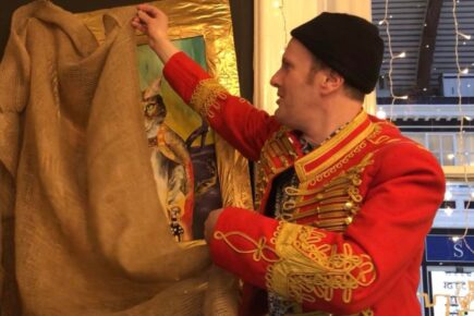 Watch: Portrait of Gerald the Minster cat is unveiled at York station