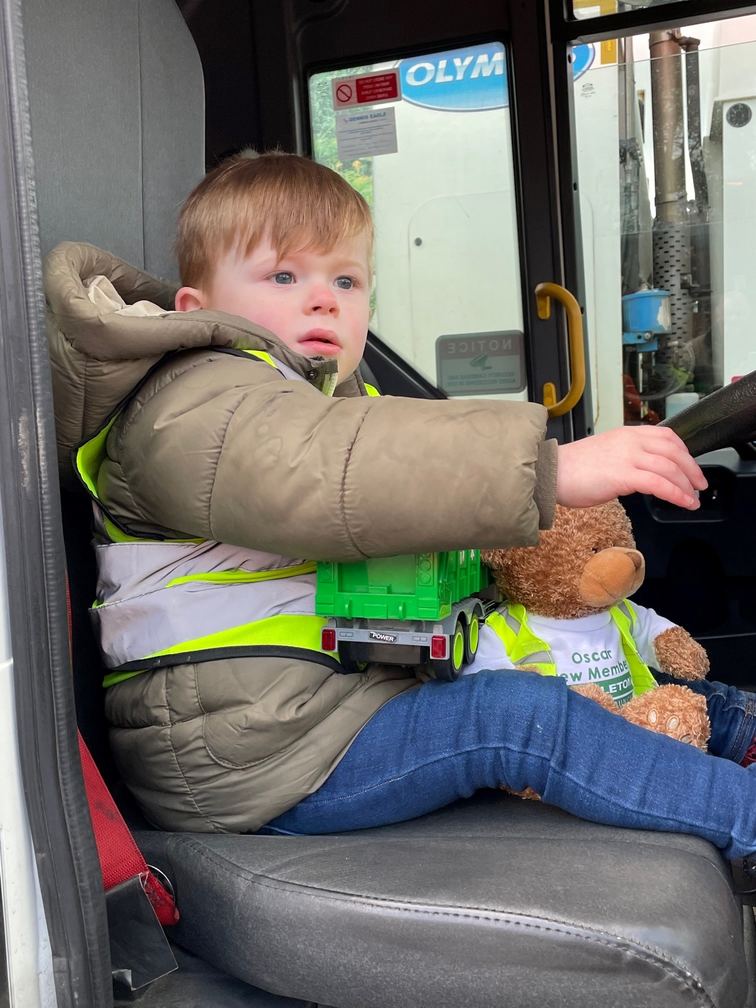 Meet the toddler who loves bin lorries
