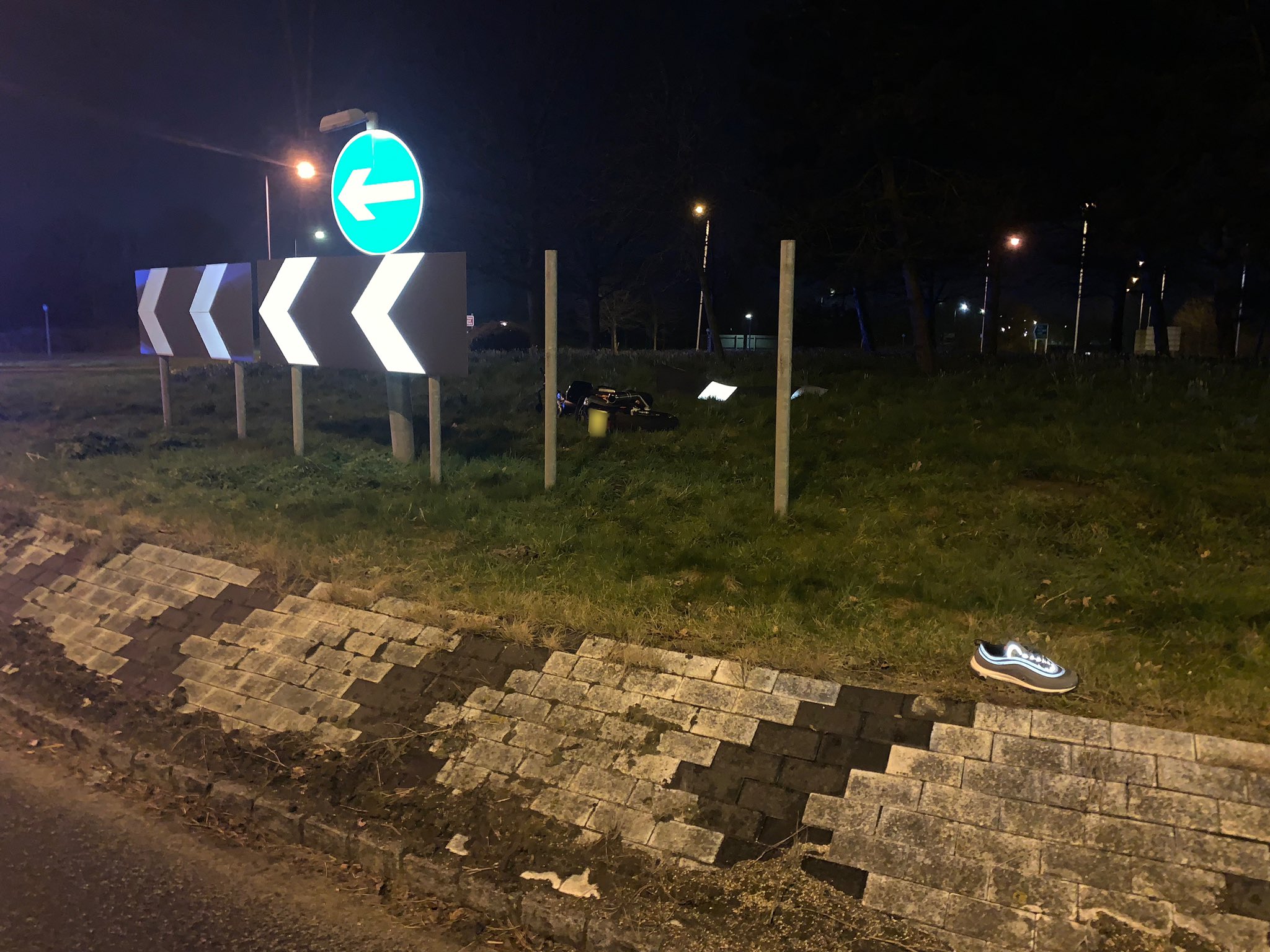 Police hit out at drivers who ignored road closed signs after an accident in York