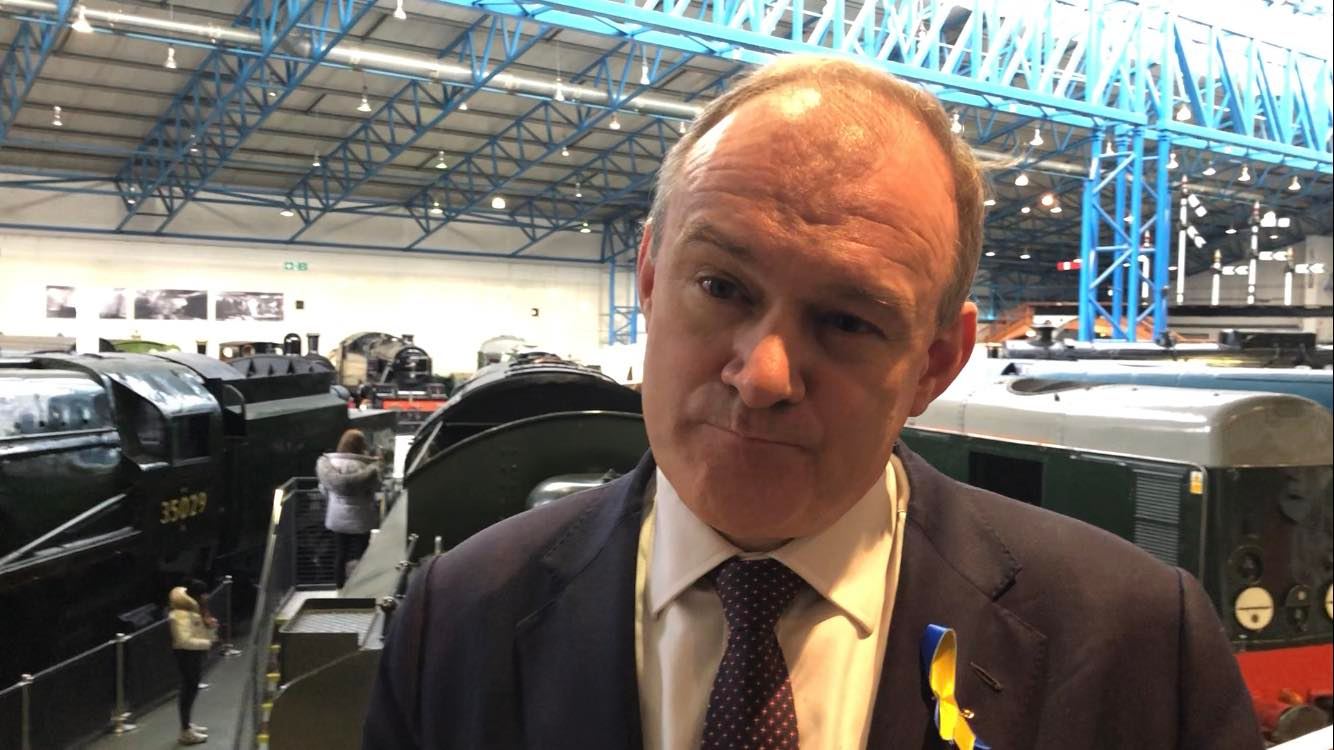 Video: Lib Dem leader backs York for new rail HQ and says it has a better case than other Lib Dem run towns