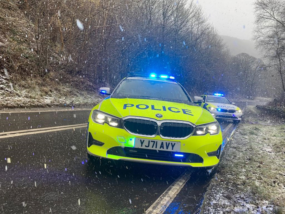 ‘Torrential snow’ blamed for three-car crash on motorway