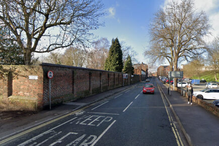 Crash partially closes busy York road