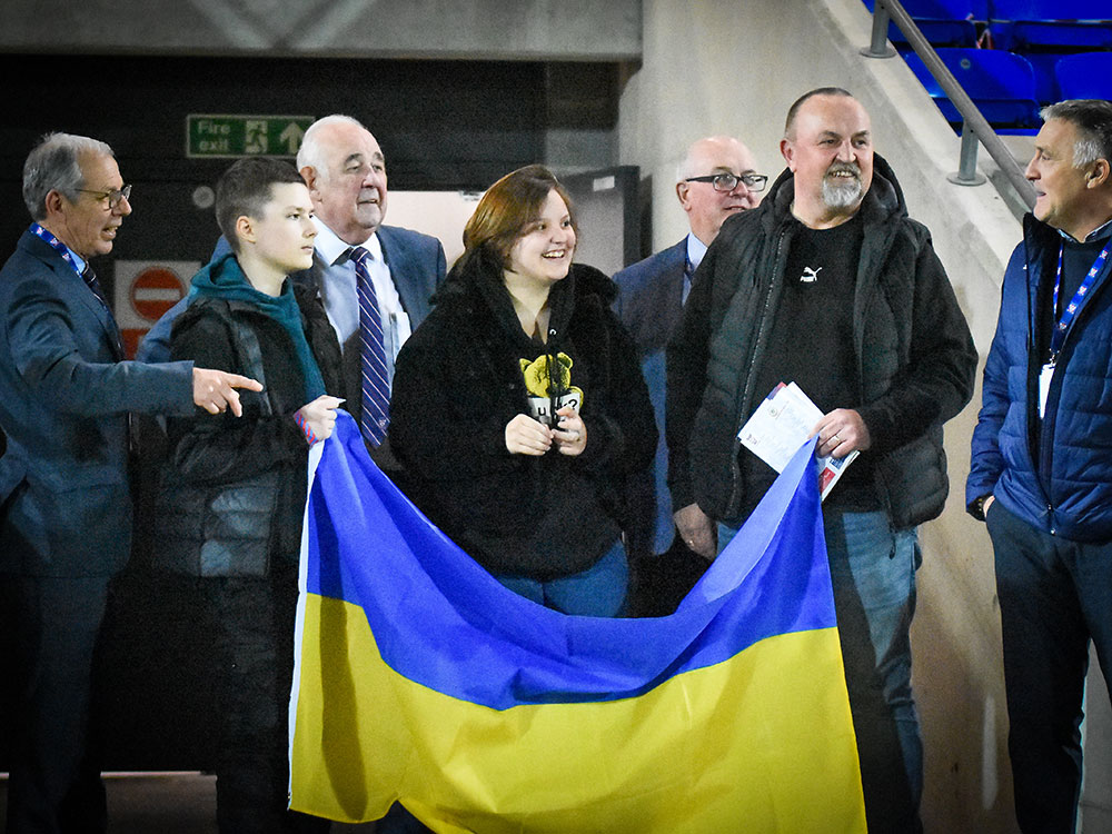Young Ukrainian refugee Matvii welcomed into the York City footballing family