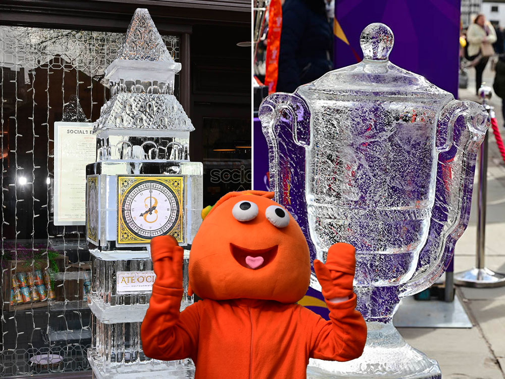 Pictures: They are so cool! Sculptures revealed as York Ice Trail gets underway