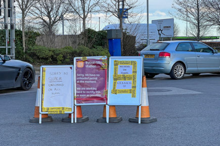 York petrol station runs out of fuel – as motorists rush to fill up before more price hikes