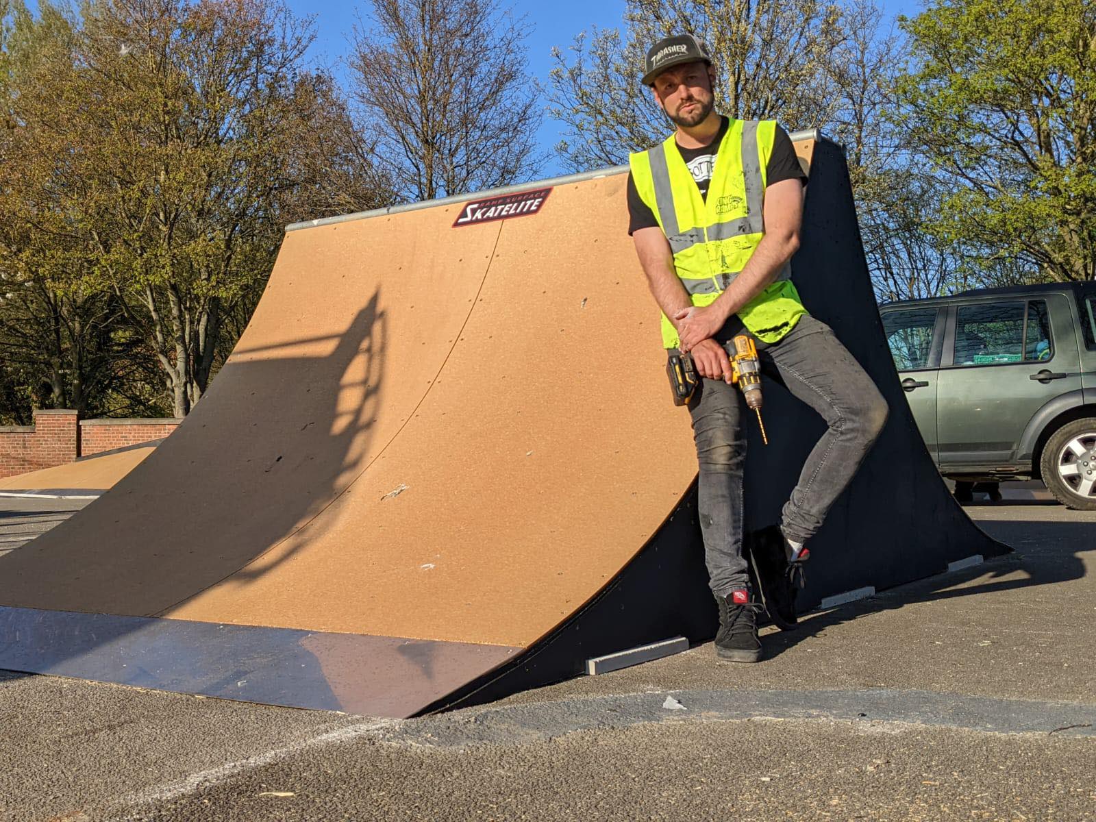 Watch timelapse video as Norton Skatepark refurbishment waits for the’all clear’ from safety experts