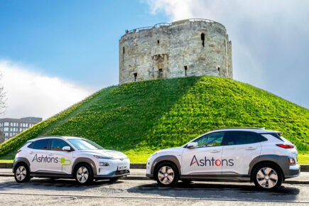 York estate agent Ashtons saves 16 tonnes of Co2 emissions thanks to electric car fleet