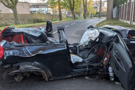 Drug driver ‘lucky to be alive – and even luckier he didn’t hurt anyone else’ in this smash