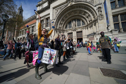 York climate activists join London protesters blocking roads and glueing themselves to buildings