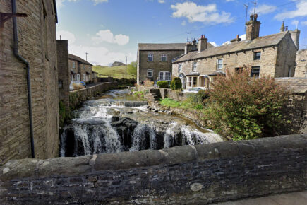 Firefighters rescue girl, 9, who was left clinging to the riverside after fall in the Dales
