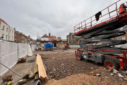Micklegate buildings demolished to make way for new hotel