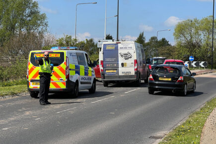 Updated: Road cleared after three-vehicle crash near York school