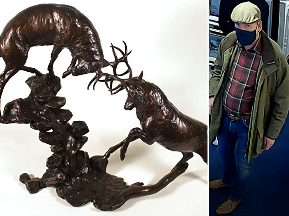 Valuable statue stolen from York art gallery – Police issue CCTV