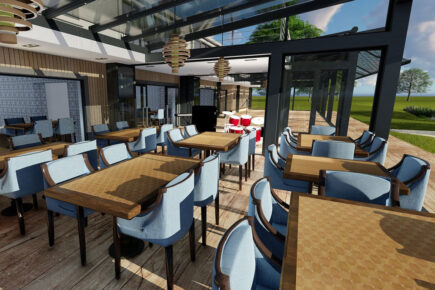 These pictures reveal how a new York riverside café will look – and people love it
