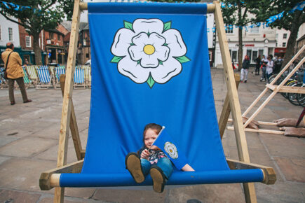 A giant deckchair trail is coming to York this month