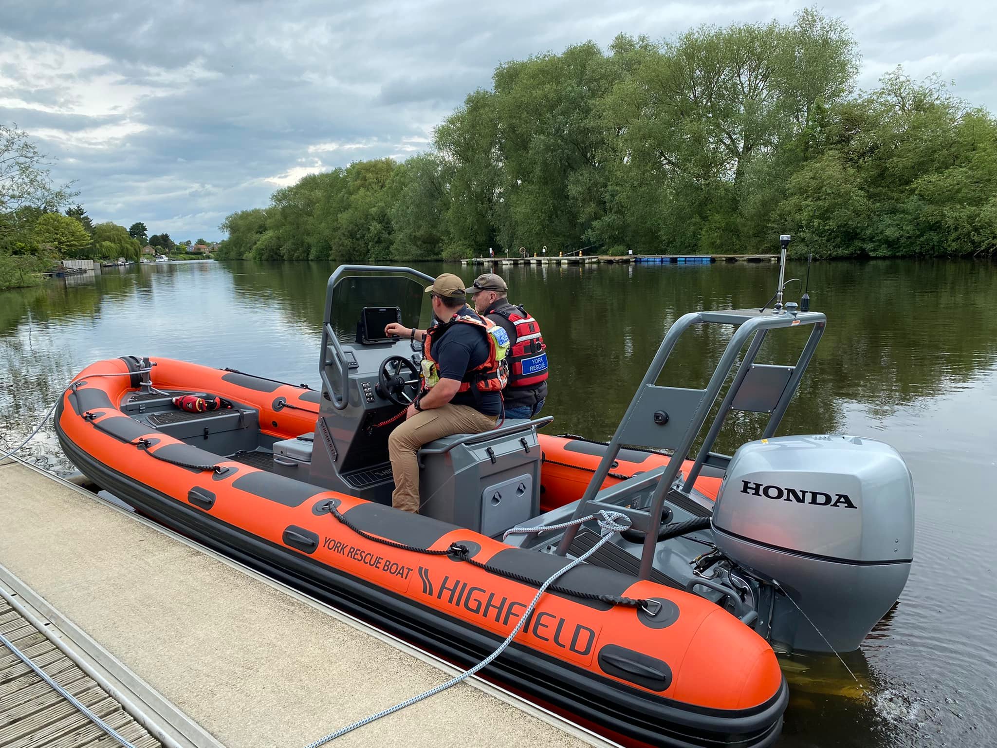 New York Rescue Boat tested on the River Ouse