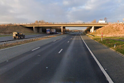 Two vehicle crash on main North Yorkshire road