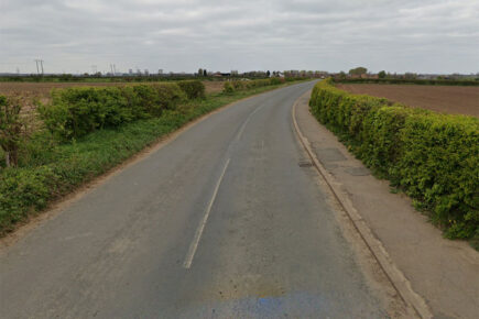 Car crashes down embankment near Selby