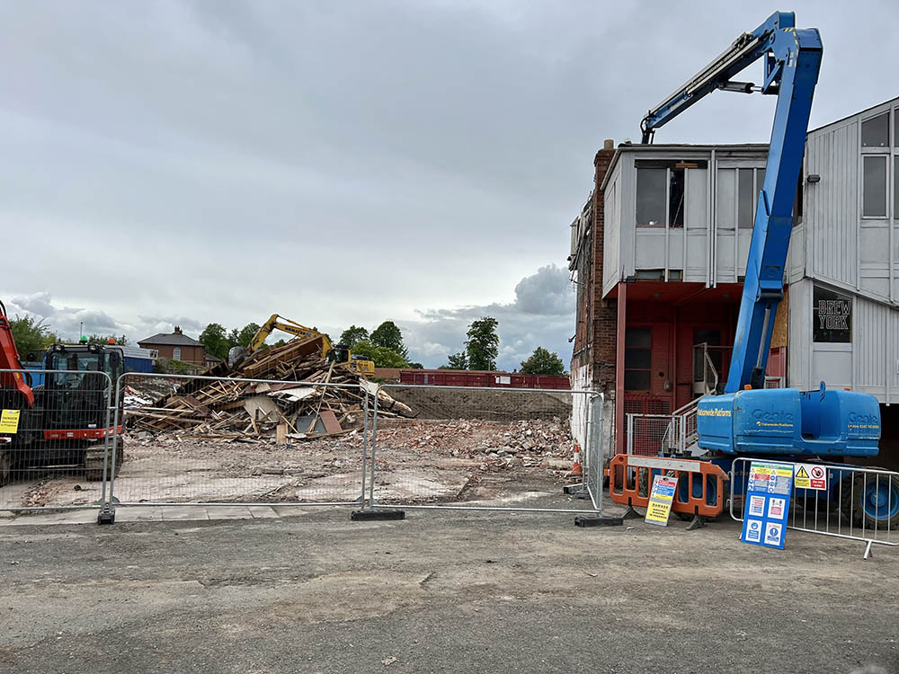End of an era as a new one begins: 13 pictures of Bootham Crescent being demolished