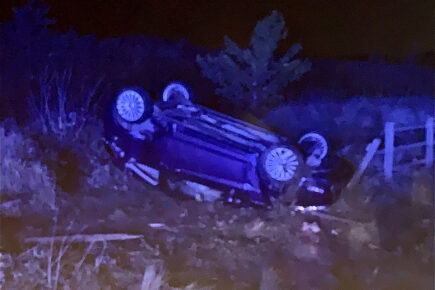 One car ends up on its roof, another crashes into house in separate North Yorkshire collisions