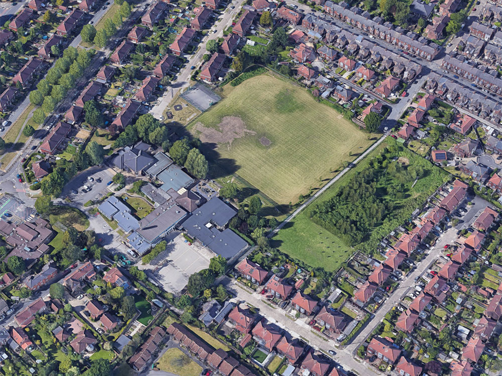 Motorbike set on fire near York school