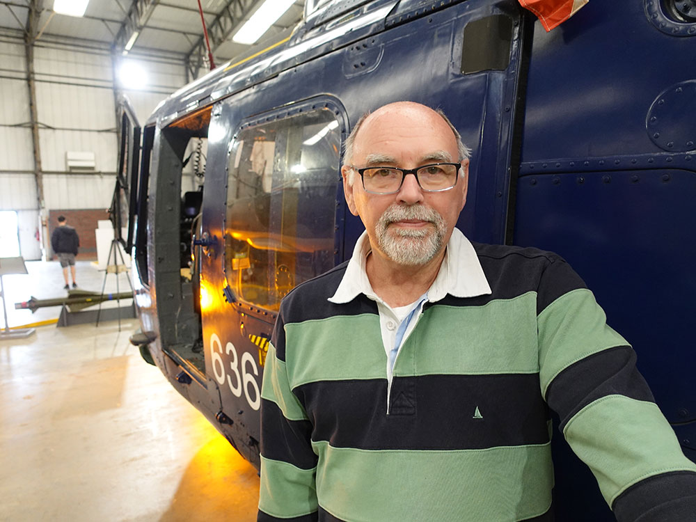 Falklands War veteran reunited with his helicopter in York, 40 years after tragedy