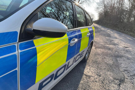Bus and car crash in Selby village