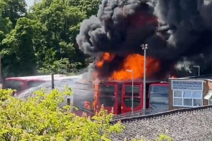 First York withdraws 21 electric buses after London double deckers are engulfed in flames
