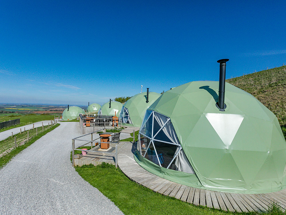 Look inside: Vale of York holiday business with amazing boutique domes goes on sale for £1.8m
