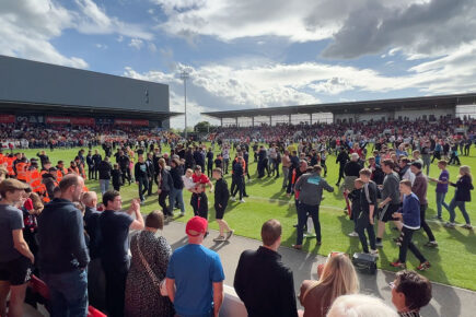 A crowd of 7,500 – and just two arrests: Police praise York City fans